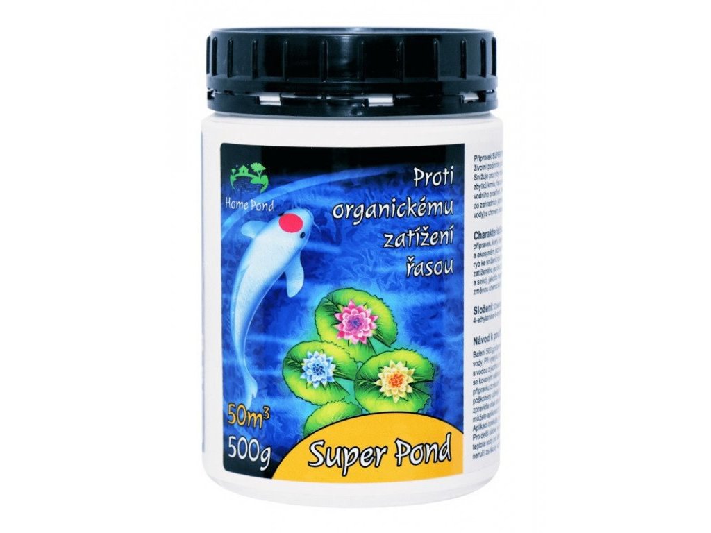 Home pond Super pond - odstraňuje všechny druhy řas (500g na 50m3)