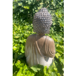 Buddha sedící menší světlý (polyston)