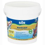Söll KoiStabil - do 15 minut srovnání hodnot ve vodě (1kg na 10m3)