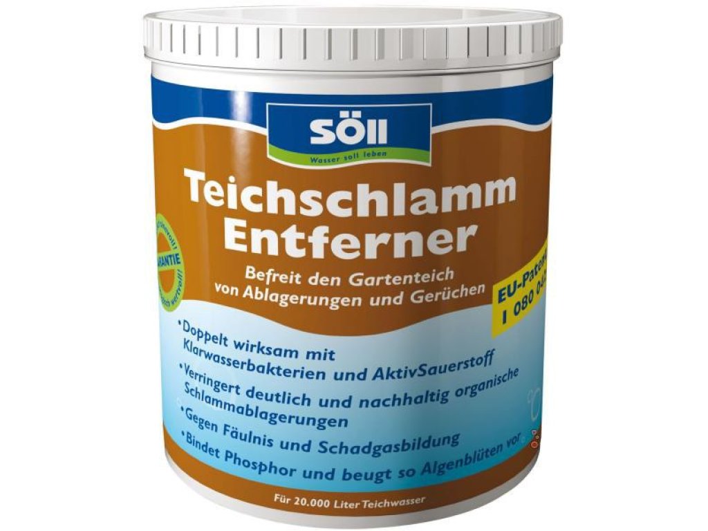 Söll TeichschlammEntferner-odstraňuje bahno a kal (1kg na 20m3)