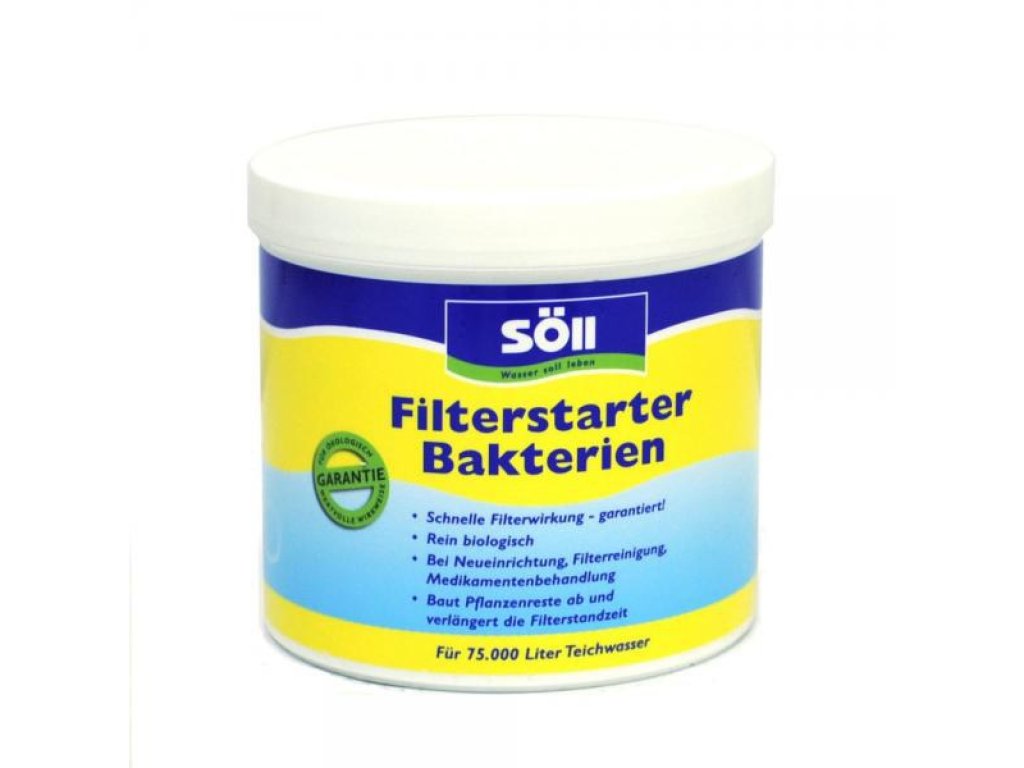 Söll FilterStarter Bakterien-startovací bakterie do filtru (500g na 75m3)