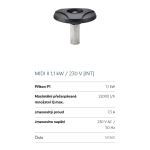 Oase MIDI II 1.1 kW/230V (výkonná fontána s provzdušňovačem)