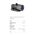 Oase Aquarius Universal Premium Eco 3000 (fontánové čerpadlo)