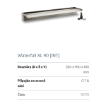 Oase Waterfall XL 90 (nerezový vodopád)