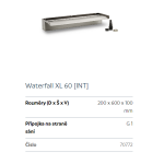 Oase Waterfall XL 60 (nerezový vodopád)