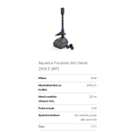 Oase Aquarius Fountain Set 2000 E (fontánové čerpadlo)