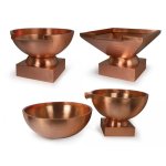 Oase chrličová mísa kulatá Ø 50cm (měděný vodní prvek)