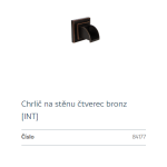 Oase nástěnný chrlič-čtverec (bronzový vodní prvek)