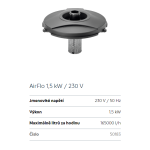Oase AirFlo 1,5kW/230V (výkonný aerátor s fontánou)