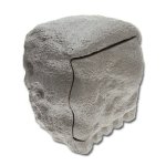 Zahradní sloupek v imitaci kamene (čtyřnásobná zásuvka)