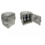 Zahradní sloupek v imitaci kamene (čtyřnásobná zásuvka)