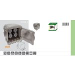 Zahradní sloupek v imitaci kamene (čtyřnásobná zásuvka)