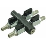 Nerezový rozdělovač vzduchování (4x9mm)