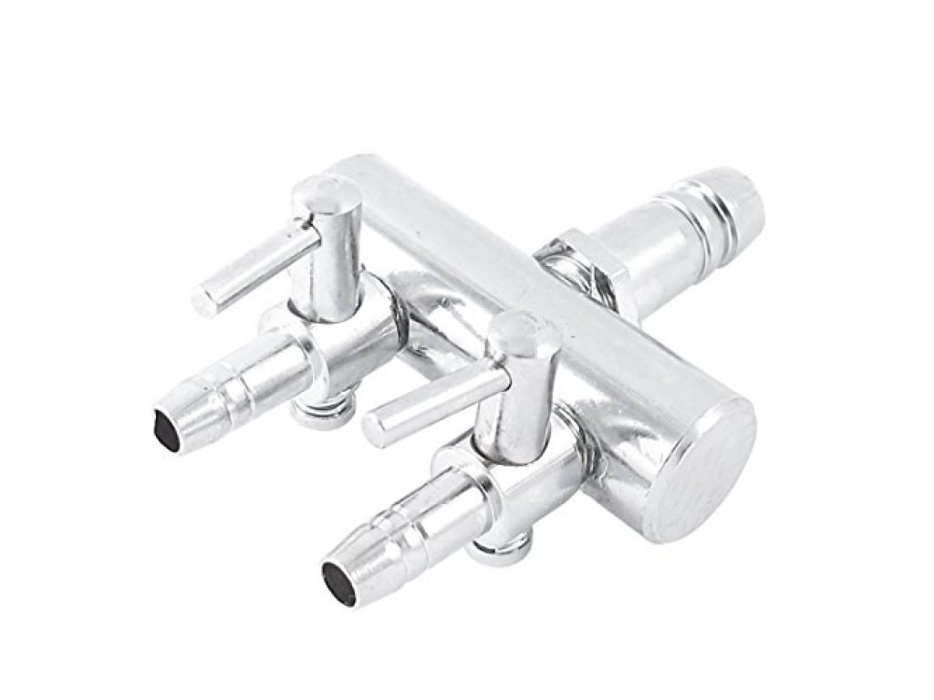 Nerezový rozdělovač vzduchování (2x4/6mm)