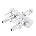 Nerezový rozdělovač vzduchování (2x4/6mm)