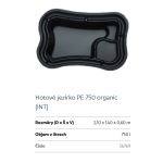 Oase PE plastové oválné jezírko (750L)