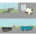 Oase PE plastové oválné jezírko (1000L)