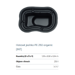 Oase PE plastové oválné jezírko (250L)