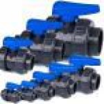 PVC kulové ventily