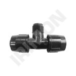 Závitový T-kus QJ 20 - 20x1/2'' (vnější závit)