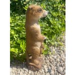 Surikata stojící s mládětem velká (polyston)