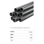 PVC šedá trubka 40mm/1,9mm (1bm)