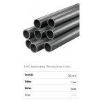 PVC šedá trubka 75mm/2,9mm (1bm)
