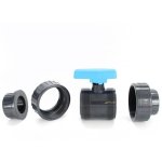 PVC kulový dvoucestný ventil (63mm)
