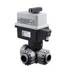 PVC Kulový el. třícestný ventil 63 mm CH-T (nové FIP-T)