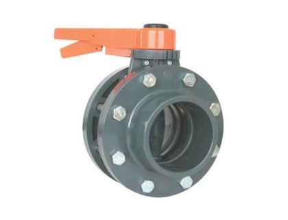 PVC uzavírací klapka s přírubou (110 mm)