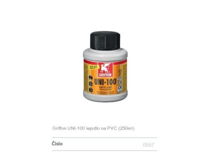 Griffon UNI-100 lepidlo na PVC (250ml)