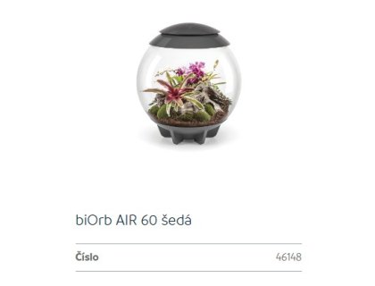 Oase biOrb AIR 60 (terárium šedé)