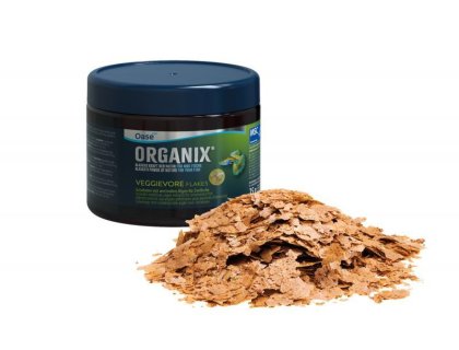 Oase ORGANIX Veggievore Flakes akvarijní krmivo pro býložravé ryby 150ml