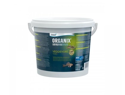 Oase ORGANIX Veggievore Tabs akvarijní krmivo pro býložravé ryby 5 l