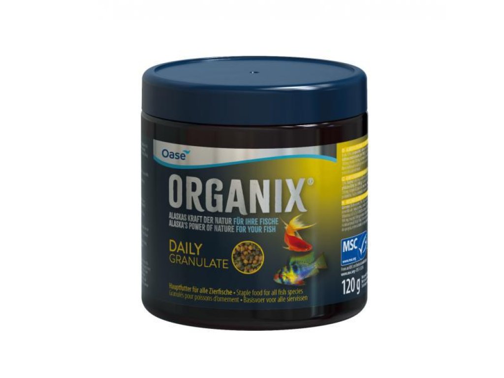 Oase ORGANIX Daily Granulate akvarijní krmivo standard 250ml