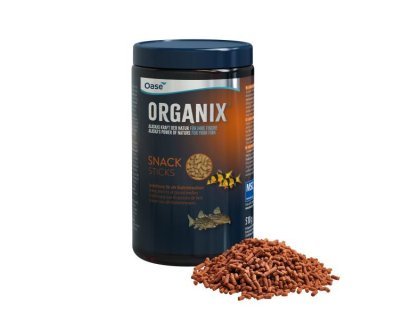 Oase ORGANIX Snack Sticks akvarijní krmivo ve formě tyčinek pro dnové ryby 1000ml