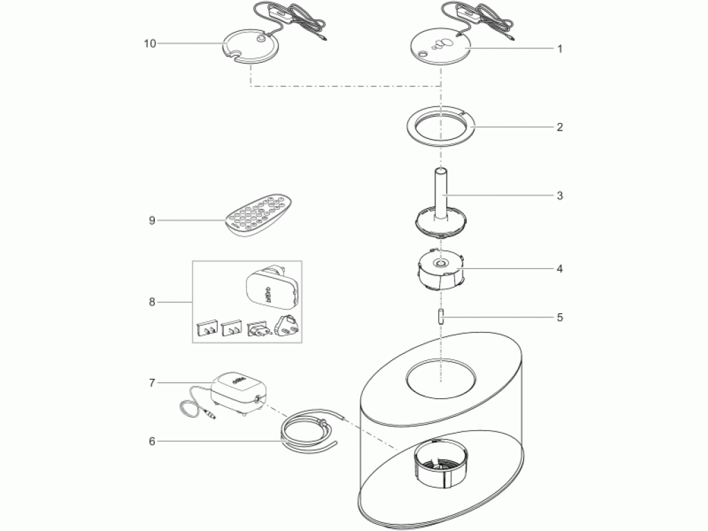 Oase biOrb LOOP 15 LED (akvárium černé)