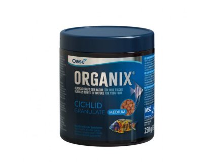 Oase ORGANIX Cichlid Granulate M akvarijní krmivo pro cihlidy a tlamovce 550ml