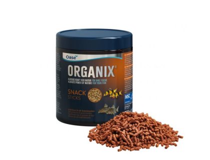 Oase ORGANIX Snack Sticks akvarijní krmivo pro dnové ryby 550ml