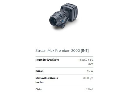 Oase StreamMax Premium 2000 akvarijní čerpadlo