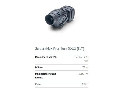 Oase StreamMax Premium 5000 akvarijiní čerpadlo