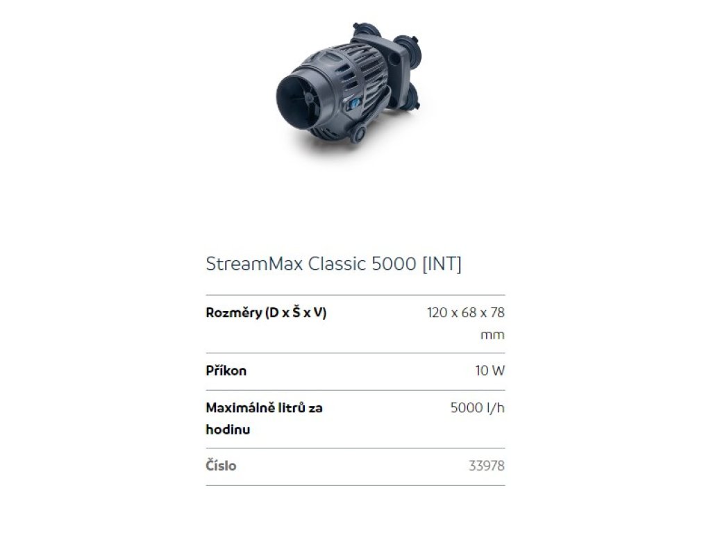 Oase StreamMax Classic 5000 akvarijní čerpadlo