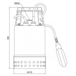 Zehnder Pumpen E-ZW 50 A-2-(kalové ponorné čerpadlo-nerezové)