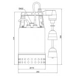 Zehnder Pumpen E-ZW 50KS-2 (kalové ponorné čerpadlo-nerezové)