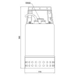 Zehnder Pumpen E-ZWM 65 (kalové ponorné čerpadlo-nerezové)