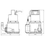 Zehnder Pumpen S-ZPK 30 A (kalové ponorné čerpadlo-plastové)
