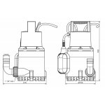 Zehnder Pumpen S-ZPK 35 A (kalové ponorné čerpadlo-plastové)