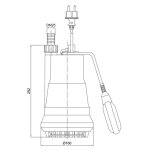 Zehnder Pumpen ZM 650 A (kalové ponorné čerpadlo-plastové)