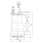 Zehnder Pumpen ZM 650 KS (kalové ponorné čerpadlo-plastové)