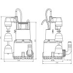 Zehnder Pumpen ZPK 40 KS (kalové ponorné čerpadlo-plastové)